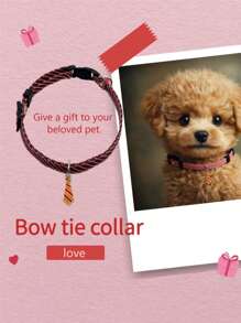 2 件主人与宠物配套套装，时尚领带和项圈，适合猫/狗，男女通用项链，适合日常佩戴、节日和派对 - 領帶項鍊 - 查看 8
