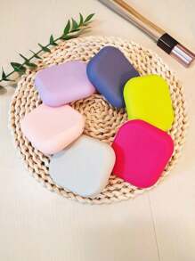 Bolsa organizadora magnética y portátil de silicona para accesorios digitales multifuncionales, en colores de caramelo, adecuada para guardar auriculares, llaves, tarjetas, joyas y otros accesorios