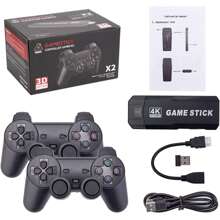 Consola Retro de Videojuegos Retro X2 PRO, Mando inalámbrico, 64 GB, mas de 30000 Juegos, 3D, HD, TV, PS1 emuladores para más de 40/GBA, Regalo para niños y Adultos (X2PRO) - Negro - Ver 2