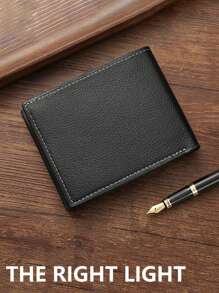 1-3 件/套男士 PU 皮革短钱包，时尚格子软钱包，大容量多卡槽，可存放大额钞票，简易硬币袋，信用卡银行卡身份证照片槽，商务休闲风格，是男士生日或伴侣的理想礼物，男女青年时尚风格大容量多卡槽，商务休闲风格，生日礼物，毕业礼物，父亲节礼物