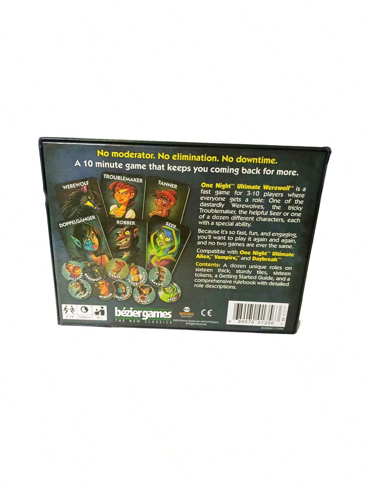 Jeu De Plateau Boogeyman + Extension Le Mystérieux Visiteur Occasion