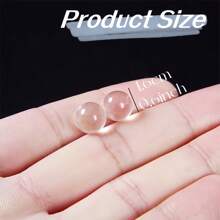 0.6 Inch Glass Marble, Transparent Round Glass Ball, Marble Filler For Crafts, Decorations, Floral Centerpieces, Aquariums, And Garden Decor, Also Can Be Used As Game Pieces