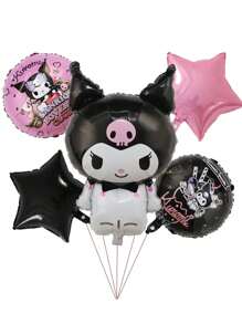Sanrio 1pc New Sanrio Character Birthday Party Balloon Set Foil Balloon Room Decor