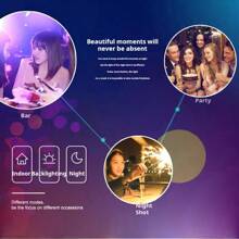 New Model Mini LED Mobile Phone Selfie Ring Light External Fill Light For Selfie, Beauty