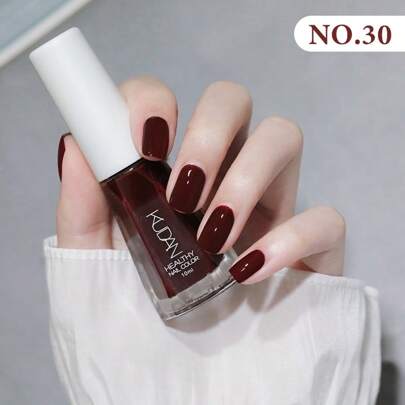 10ml Esmalte de uñas con base de agua pelable, inodoro, sin hornear, de secado rápido y duradero para salón y uso en casa, multicolor a elegir