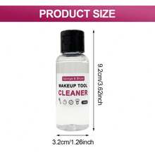 VIANOMI 50ml Solución de limpieza para brochas de maquillaje, apta para esponjas, borlas, brochas de maquillaje y otras herramientas cosméticas para una limpieza profunda