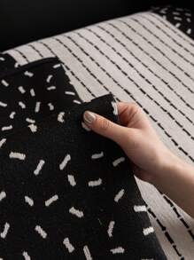 1pc Asymmetric Chenille Sofa Cushion, Non-Slip Sofa Cover For All Seasons