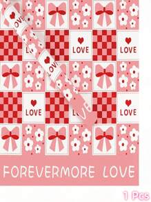 5pcs/10pcs Confession Of Love Bowknot Wrapping Paper, Floral Packaging Material Suitable For Florists, Roses, Crafts, Weddings, Valentine's Day, Mother's Day, Father's Day, Easter, Thanksgiving, Birthday Party And Other DIY Gift Packaging