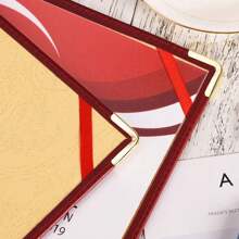 Portadiploma, portacertificado de graduación de alta calidad PU liso para hombres y mujeres, de vuelta a la escuela, útiles escolares