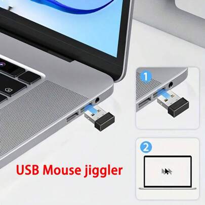 USB Mouse Jiggler Undetectable Mouse Mover Anti Sleep Simulate Mouse Movement Keep Computer Awake