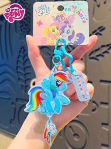MY LITTLE PONY 1pc Cartoon Keychain, Creative Figurine Backpack Small Ornament & Gift, Various Anime Themed Designs, 1pc Decorative Keychain, Suitable For Birthday Celebrations, Christmas, Halloween, Thanksgiving Gifts, Decorations, Home Decor, Valentine's Day Gifts