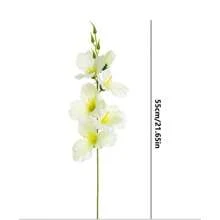 2 piezas/6 piezas, 55 cm Flores artificiales falsas Narciso Magnolia Flores de seda para decoración del hogar, sala de estar, boda, mesa, temas románticos, Día de San Valentín, regalo