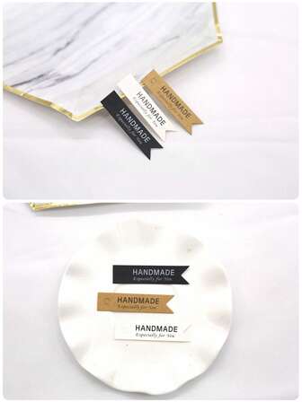 100Pcs Kraft Paper Tags Handmade Tag Label Hang Tag Gift Tag Paper Hang Tags,Christmas Valentine Day