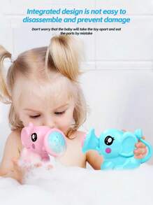 可爱儿童沐浴动物玩具，大象形洒水器沐浴玩具，淋浴浴缸浴室沐浴玩具，沐浴用品淋浴工具婴儿浴室玩具，淋浴喷头，沐浴玩具，婴儿玩具，男孩和女孩的生日/节日礼物（部分颜色随机）