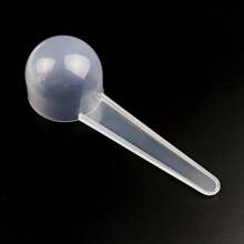10g Cuchara, 20ml Cuchara transparente con fondo para detergente en polvo, Cuchara para proteína en polvo, Empacado individualmente, Útiles escolares