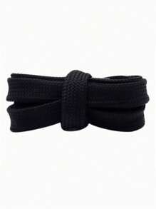 扁平宽鞋带，双层，彩色涤纶，适用于休闲鞋，多色鞋带配件