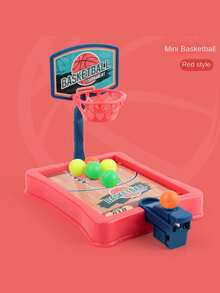 1 Set Kids Basketball Hoop, Single Player Tabletop Basketball Game, Indoor/Outdoor Basketball Toy/Game, Suitable For Boys And Girls, Ideal Birthday Gift/Outdoor Activity/Holiday Gift, School Supplies, Birthday Present, Party Supplies - Multicolor - View 8