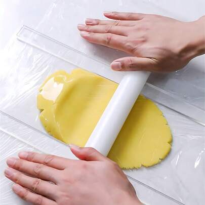 2pcs Acrylic Cookie/Cake Dough Flattening Machine Set, 1pc Rolling Pin Track Straightener Set, Perfect Thickness Guide Rail Baking Cookies/Pastries Leveling Device, Bakery