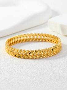 1 Ramadan Stijl Dubai Luxe Tarwe Dames Sieraden Armband, Geschikt Voor Het Geven Van Cadeaus, Dagelijkse Kleding En Andere Gelegenheden