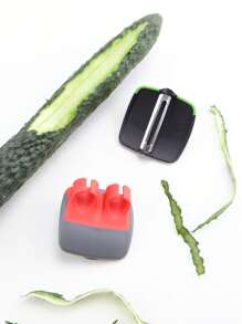 1pc Finger Grip Vegetable Peelers , Stainless Steel Fruit And Vegetable Peeler, Potato Peeler,Apple Peeler, Vegetable Peeler,Melon Slicer, Stainless Steel Finger Palm Peelers, Handheld Peeler,Fruit Peeler,Multifunctional Melon Slicer, Peeler, Cucumber Slicer