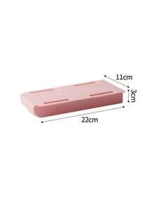 1 pièce Boîte de rangement transparente en acrylique, convenant pour les cosmétiques, les cotons-tiges et le maquillage, organisateur de bureau multifonctionnel, applicable à la coiffeuse, à la salle de bain et à la décoration de chambre d'étudiant, paniers de rangement pour la maison, cadeaux pour femmes et filles