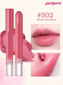 Peripera K-Beauty On My Lip 唇彩笔，可用作唇膏和唇线笔，哑光和闪光，柔滑乳霜质地，日常彩妆，韩妆，1.6g - #S02 Work the Best - 查看 2