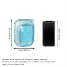 1 Set Stackable Food Storage Container With Lids - Reusable, Plastic Lunch Box, Suitable For Grains, Meat, Fruits And Vegetables - Dishwasher And Microwave Safe - Pink - View 9