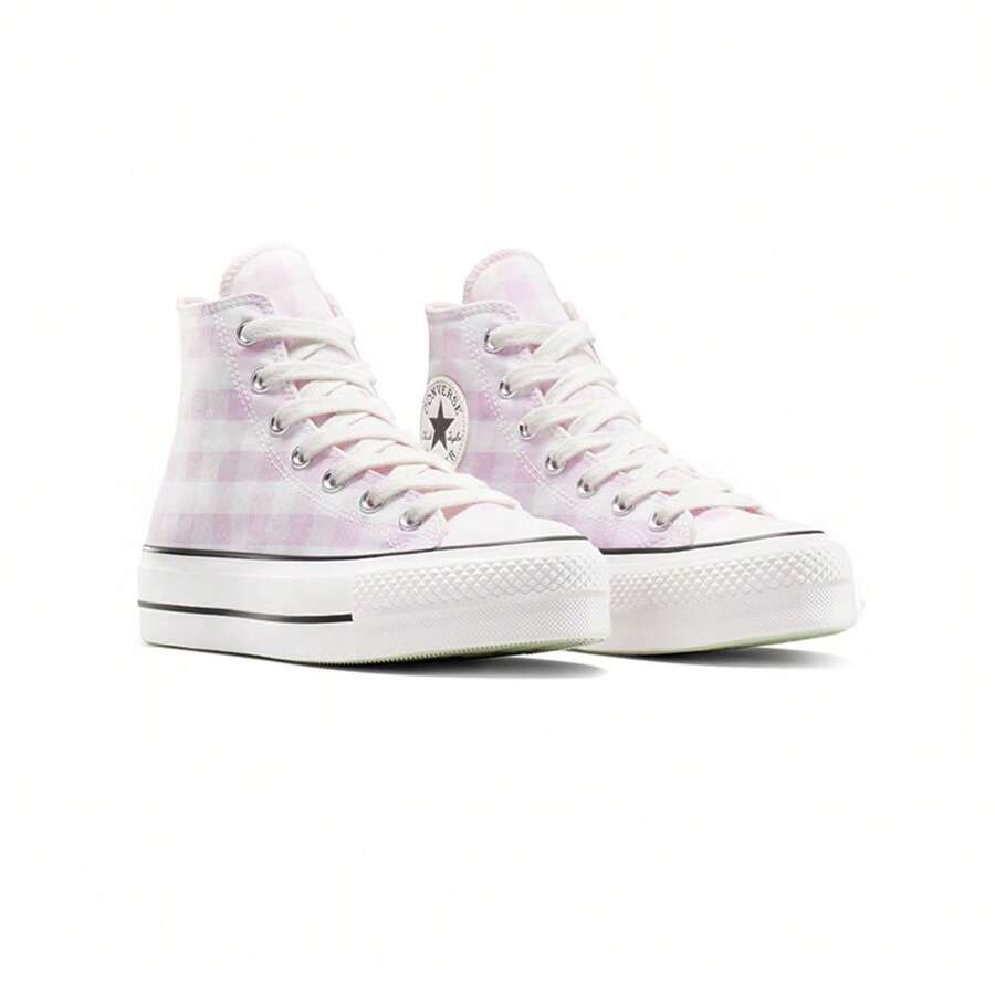 Converse WOMEN CTAS LIFT HI VINTAGE WHITE/SUMMIT PINK VINTAGE WHITE/SUMMIT PINK - 白色 - 查看 1