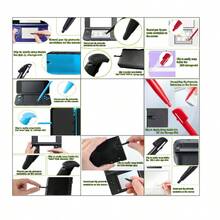 10pcs Plastic Stylus Pens, Compatible With 2DS/DSi/3DS XL/DS Lite/New 3DS/New 2DS XL/WiiU/New 3DS XL - Enhance Your Gaming Experience! - Multicolor - View 3