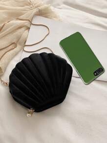 Women's Mini Fashionable Shell Clutch Bag, Casual Versatile Shoulder Handbag/Crossbody Bag, Suitable For Outing And Travel