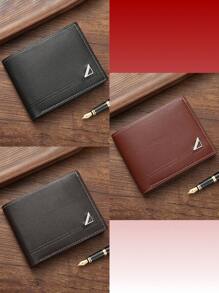 1-3 件/套男士 PU 皮革短钱包，时尚格子软钱包，大容量多卡槽，可存放大额钞票，简易硬币袋，信用卡银行卡身份证照片槽，商务休闲风格，是男士生日或伴侣的理想礼物，男女青年时尚风格大容量多卡槽，商务休闲风格，生日礼物，毕业礼物，父亲节礼物
