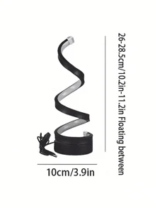 1pc Modern LED Desk Lamp With USB Power - Adjustable 3-Color Lighting, Perfect For Reading & Cafe Ambiance, Ideal For Bedroom And Living Room Decor - Black and White - View 11