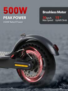 Electric Scooter For Adult & Teen - Mankeel 500W Moter Foldable Electric Scooter With 8.5Inch Solid Tires, 30 Miles Range, APP Control, Max Speed 19MPH, Disc Brake, E-Scooter For Teen And Adults