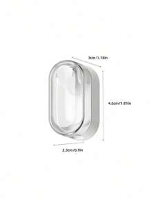 Soporte para cepillo de dientes montado en la pared con cubierta antipolvo, organizador de almacenamiento impermeable para cepillo de dientes y accesorios de baño (color aleatorio) Decoración de otoño sin taladrar para el baño del hogar