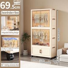 5/4/3/2/1层衣柜整理和存储收纳整理器衣橱整理器鞋架化妆品整理器衣服整理器储物柜梳妆台卧室抽屉
