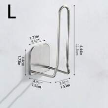 1/2/4 Pcs Stainless Steel Sink Sponge Holder, Self-Adhesive Dish Drying Rack, Dishrag Ball Filter Sink Cover Storage Rack, Kitchen Wall-Mounted Hanging Hook Storage Rack, Stainless Steel Hooks, Suction Cup Hooks Suitable For Kitchen, Bathroom, Door, Wall, Boho Style, Easy To Install, Home And Kitchen Storage Accessories