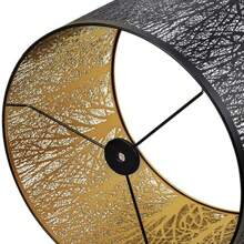 Accessori per paralume di lampada in metallo tagliato al laser con motivo forestale, per lampade a sospensione e da tavolo