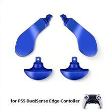 4 piezas / 5 colores de teclas metálicas posteriores para controlador TOPWOLF Original PS 5-Edge, compatible con el gamepad PS 5 Edgeelite - Juego de paletas - Ver 4