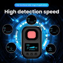 Camera Detector Anti-Spy Camera Hidden Camera Detector, Security Monitoring Device With Alarm And Anti-Theft Mode - Black - View 5