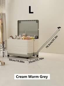 1pc Storage Box Household Artifact Large Capacity Toy Sorting Storage Box Cover Folding Student Book Storage Cabinet Basket