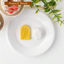 Spring Collection Leaf And Flower-Shaped Mold Set, Polymer Clay Stamp Kit, Materials, DIY Jewelry Pendant Making Clay Art - White - View 13