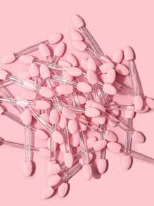 10/20/50Pcs Nail Art Brush Double Sided Chrome Pink Black Multifunctional Nail Brush Nail Powder Applicator Sponge Sticks Nail Supplies Equipment Coloring Tool - Multicolor - View 5