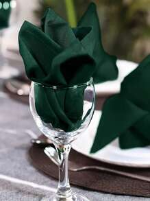 6/12/280pcs Minimalist Solid Color Cloth Napkins, Washable And Reusable For Restaurant, Party, Banquet, Dining Table