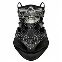 Máscara retro de motociclismo para protección solar, pañuelo de cabeza de verano antirrayos UV para exteriores, cubierta para el cuello y la cabeza, protector facial para montar en bicicleta o motocicleta