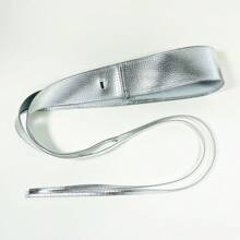 1 条纯色休闲可爱 PU（聚氨酯）腰带，适合所有季节夏季、秋季、万圣节 - 彩色 - 查看 13