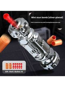 New - High-End EDC Shockwave Grenade Toy Pistol - Shockwave Grenade Model Gun - Rotating Anti-Stress Special Agent Toy - Ultra Long Range - Shell Ejecting Toy Gun - Birthday Gift - Easter Gift - Holiday Gift - Perfect Gift - Gift