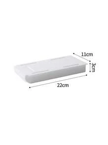 1 pièce Boîte de rangement transparente en acrylique, convenant pour les cosmétiques, les cotons-tiges et le maquillage, organisateur de bureau multifonctionnel, applicable à la coiffeuse, à la salle de bain et à la décoration de chambre d'étudiant, paniers de rangement pour la maison, cadeaux pour femmes et filles