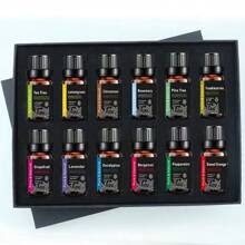 Ätherisches Öl für Diffuser, Aromatherapie-Maschinen Gips, Diffuser Stein, Aromatherapie-Luftbefeuchter, Auto, Haushalts-Pflege, Kerzenherstellung, Duftstoffe, Aromatherapie, Geschenk - Minze, Teebaum, Lavendel, Eukalyptus, Zitronengras, Rosmarin, Orange, Bergamotte, Zimt (10ml)