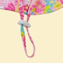 1 件婴儿/幼儿/儿童卡通印花渔夫帽，0-6 岁，可调节宽边沙滩太阳帽，防紫外线 UPF50+