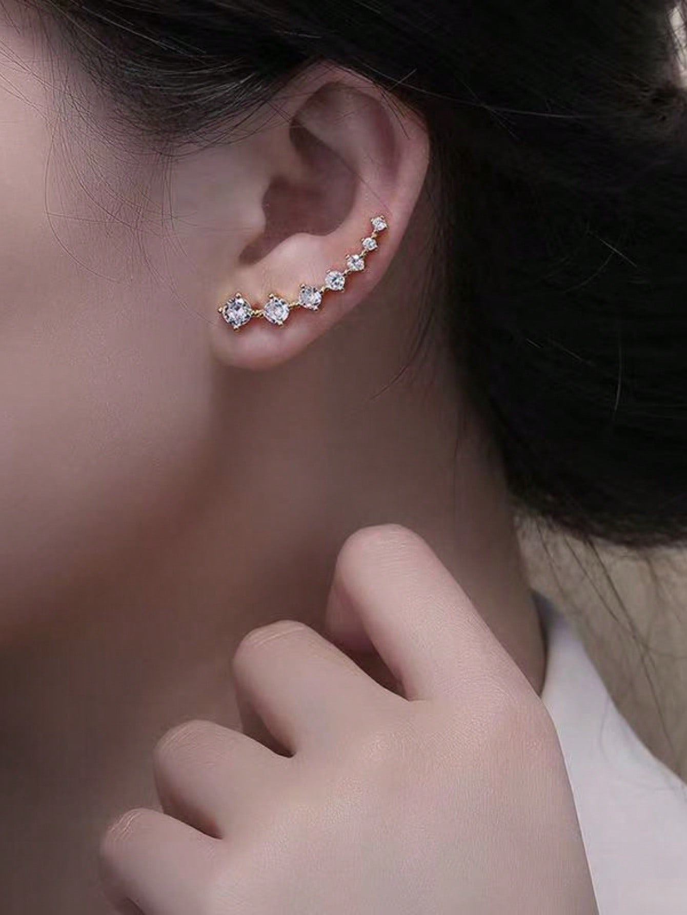 زوج من أقراط قلادة النجوم الكلاسيكية الأوروبية وال...